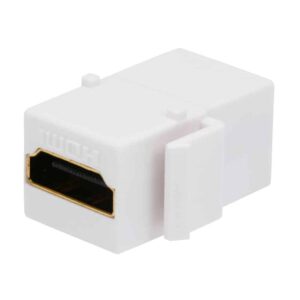 Prise Keystone HDMI F/F blanche – GlobalTone 02027