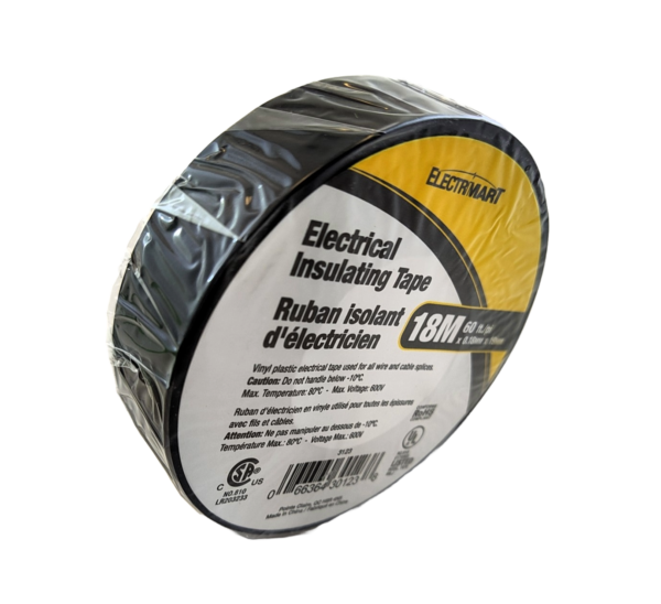 Black Electrical Tape 18 Meters - Reliable Performance for Your Electrical Projects