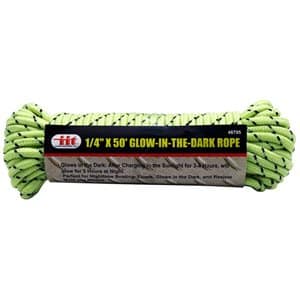 IIT 48795 –1/4" X 50  Glow in the Dark Rope