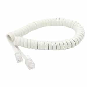 540-25/WH – 15Ft White Handset Cord