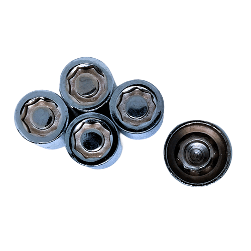 Écrous de roue à verrouillage en acier chromé – 14 mm x 1,5