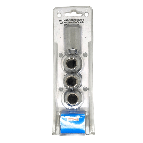 Écrous de roue à verrouillage en acier chromé – 14 mm x 1,5