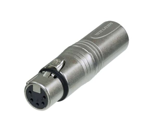 Neutrik NA3M5F – 3 Contact Male XLR to 5 Contact Female XLR Connector