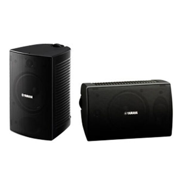 Yamaha NS-AW294BL outdoor speakers: high-quality sound, weather-resistant, elegant design, easy installation, perfect for year-round outdoor use.