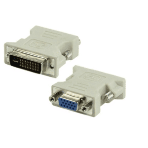 Male DVI-I 24+5  To Female VGA Adapter