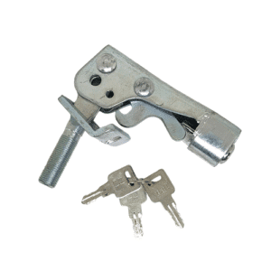 Barrure pour coupleur de remorque 1/2", construction en acier robuste avec serrure à clé et 3 clés incluses. Solution simple et efficace pour sécuriser votre remorque.