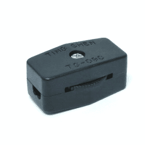 Black ON-OFF In-line Switch for AC Wire