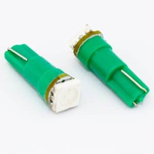 Pack of 2 Green T5 mini Wedge LED