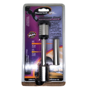cadenas Master Lock, cadenas récepteur remorque, cadenas inox remorque, verrouillage boule d’attelage, protection remorque, cadenas 5/8 pouces, cadenas 1/2 pouces, sécurité remorque Master Lock, cadenas anti-vol remorque, verrou acier inox, adaptateur cadenas remorque