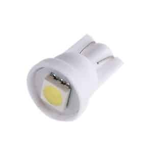 Pack of 2 White 12V  T10 SMD 5050 1 LED Bulb