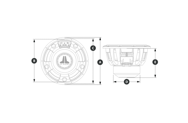 JL Audio 12W6V3-D4 – 12" Subwoofer Driver -7