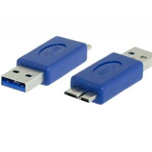 Adaptateur USB mâle à micro USB-B mâle 3.0