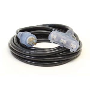 D13010005 – Generator Extension Cord with 3-way Lighted Outlets