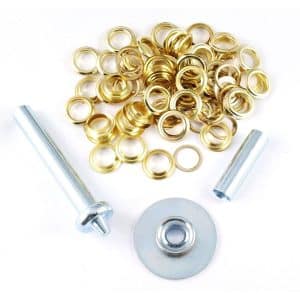 AJ WHOLESALE TAIG0748A – Kit of 60 Grommet with Punch