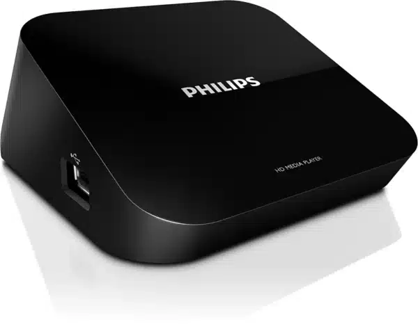 Lecteur multimédia HD HMP2000/37 : Transformez votre téléviseur en centre de divertissement avec le streaming sans fil en Full HD 1080p de Netflix, Vudu et YouTube. Profitez d'une qualité audiovisuelle exceptionnelle et d'une facilité d'utilisation optimale.