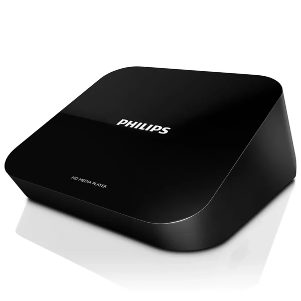 Lecteur multimédia HD HMP2000/37 : Transformez votre téléviseur en centre de divertissement avec le streaming sans fil en Full HD 1080p de Netflix, Vudu et YouTube. Profitez d'une qualité audiovisuelle exceptionnelle et d'une facilité d'utilisation optimale.