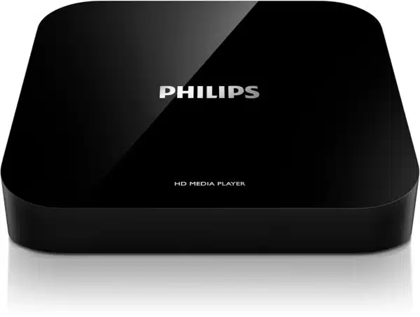 Lecteur multimédia HD HMP2000/37 : Transformez votre téléviseur en centre de divertissement avec le streaming sans fil en Full HD 1080p de Netflix, Vudu et YouTube. Profitez d'une qualité audiovisuelle exceptionnelle et d'une facilité d'utilisation optimale.