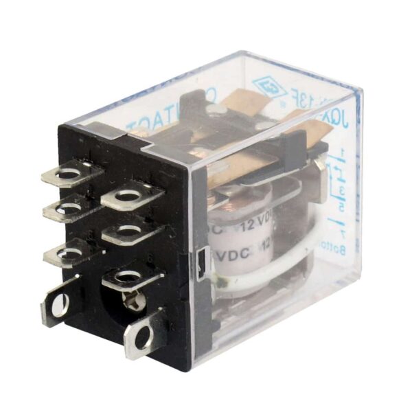 Relais 8 pins 12 VDC DPDT – JQX-13F-12VDC