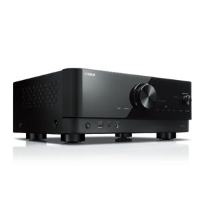 Découvrez l'amplificateur Yamaha RX-V4A, offrant une puissance de 5 x 100W, prise en charge 4K Ultra HD, connectivité Wi-Fi et Bluetooth, et compatibilité avec Alexa et Google Assistant pour une expérience audio immersive.