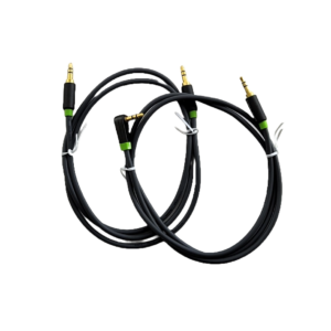 3.5mm Stereo Male to Male Auxiliary Cable 3 Feet - Pack of 2