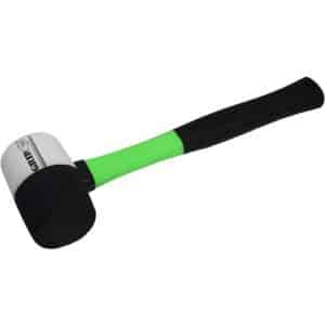 1 lb. Grip 41748 Double-Sided Rubber Mallet: Ideal for driving dents into bodywork and sheet metal. With rubber surfaces, 10” fiberglass handle. Prevents marks and ensures optimum comfort.