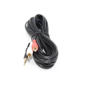 Global Tone 01876 – 25' Male 3,5 mm to 2 Male RCA Cable