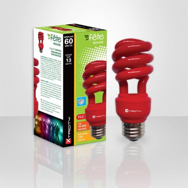 Xtricity 1-60113 – Fluocompact 13W Red Bulb -1