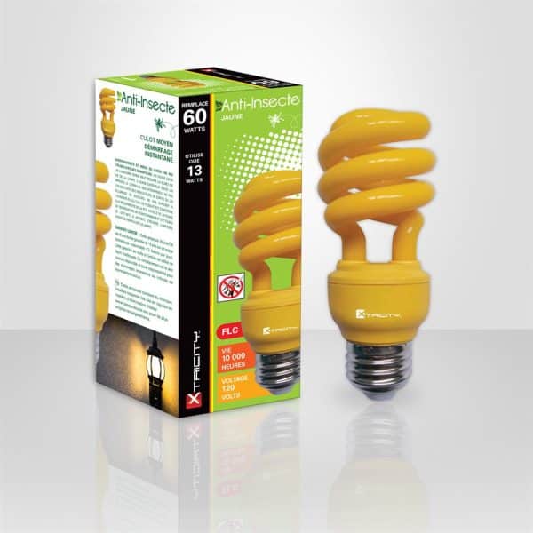 Xtricity 1-60123 – 13W Yellow Fluocompact Bug-Light -1