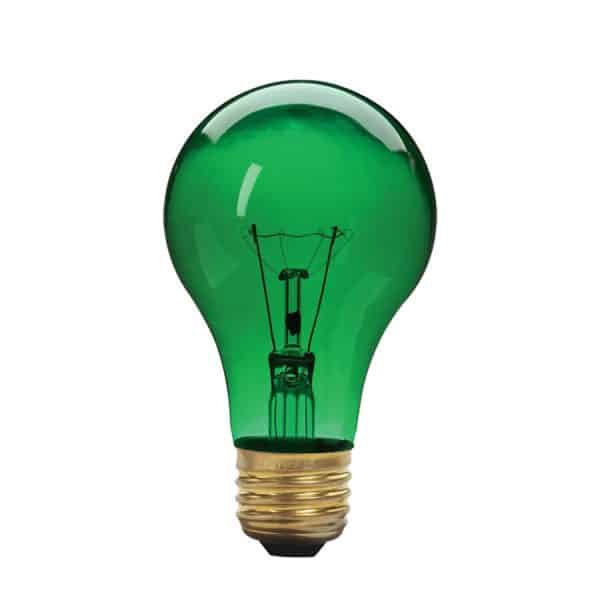 Xtricity 1-63012 – A19 / 60W Green Clear Bulb