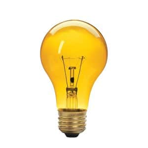 Xtricity 1-63015 – A19 / 60W Yellow Clear Bulb