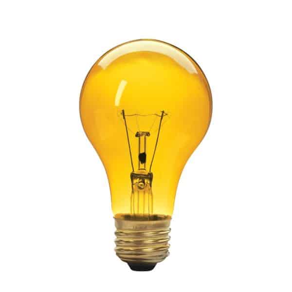 Xtricity 1-63015 – A19 / 60W Yellow Clear Bulb