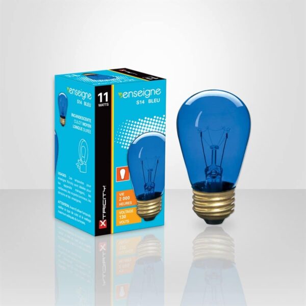 Xtricity 1-63056 – Blue S14 / 11W Bulb -1