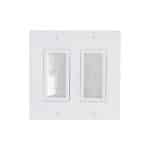 plaque murale double