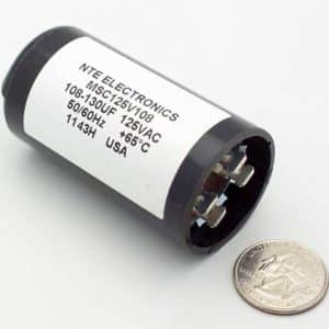 NTE Electronics MSC125V108 – 250VAC 108-130MFD Capacitor