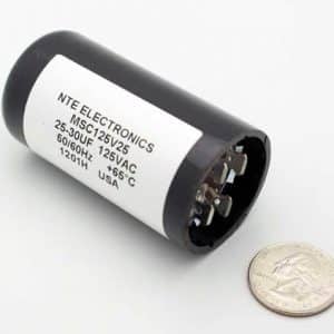 NTE Electronics MSC125V25 – 125 VAC 25-30M Capacitor