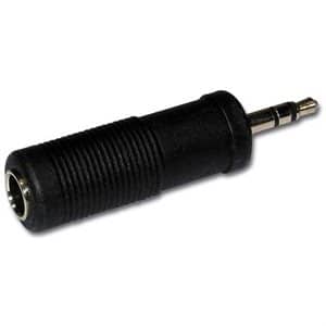 1/8'' Stereo Male to 1/4'' Stereo Female Adapter