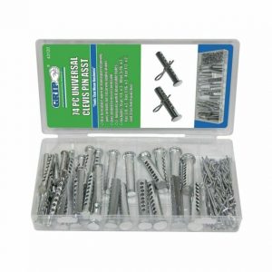 Grip 43120 – Pack of 74 Universal Clevis Pin Assortment