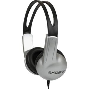 Koss UR10 on-ear headphones: comfortable, lightweight and affordable, offering reliable sound quality. Perfect for everyday use at home, in the office or on the move.