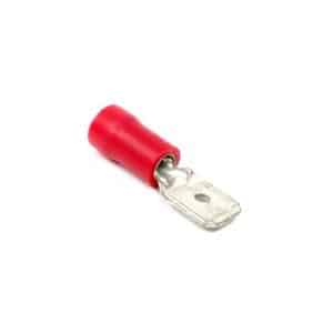 Terminal male rouge .250'' paquet de 100