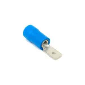 Terminal male bleu .187'' paquet de 100