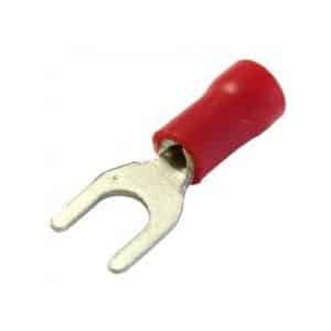 Terminaux fourchette simple baril vis #10 (4,8 mm) 18-22 AWG – PQT de 10