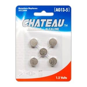 Chateau – Pack of 5 AG13 Battery