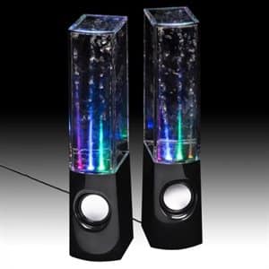 Experience a captivating light and water show with our Bluetooth speaker, featuring dancing water jets and LEDs. Enjoy an immersive musical experience, where music creates a multi-colored visual spectacle. Perfect for parties and gatherings, this portable speaker offers wireless connectivity and maximum portability.