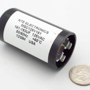 NTE Electronics MSC125V161– 125 VAC 161-193MFD Capacitor
