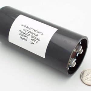 NTE Electronics MSC250V130 – 250 VAC 130-156MFD Capacitor