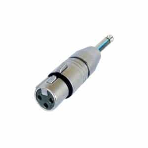 Adaptateur XLR Femelle 3 contacts à 1/4" mono – Neutrik NAFP