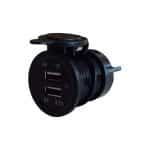 Réceptacle double USB universel 12 vdc