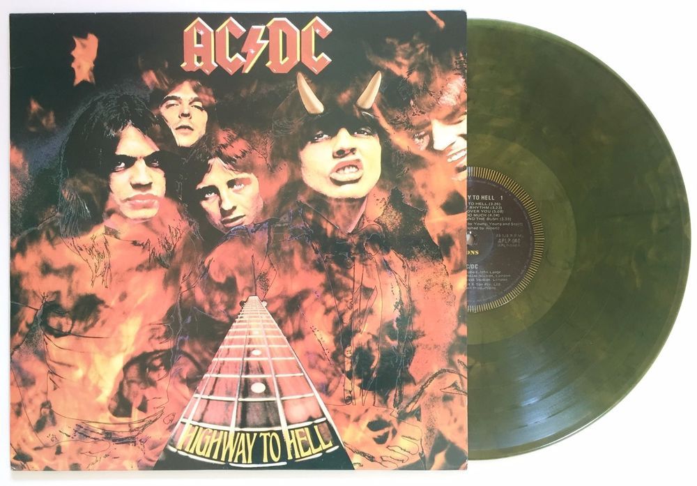 Acdc Highway To Hell Lp Vinyl Disc Add Tronique 8150