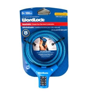 WordLock CL-661-BL – 5' Steel Cable with Lock