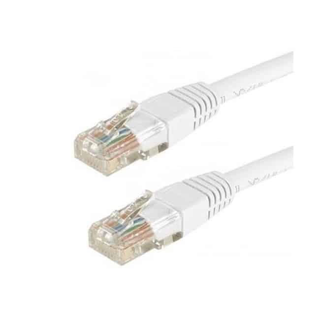 CS-C612WT – CAT6 12′ White Patch Cable